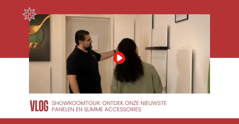 Advies over het kiezen van infraroodpanelen in de showroom van Infraroodexpert